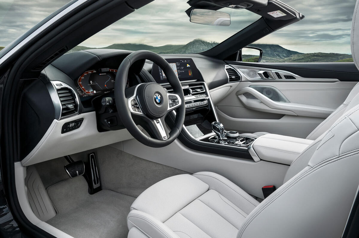 BMW 8 Series cabriolet 2018 official reveal - cabin