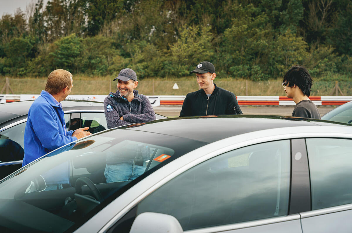 93 EV track day llandow 2021 feature talking