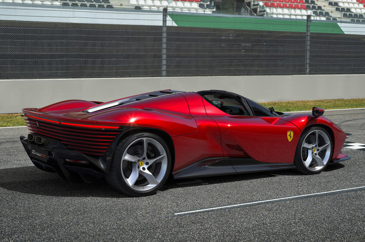 93 Ferrari Daytona SP3 official reveal rear 93 Ferrari Daytona SP3 official reveal rear