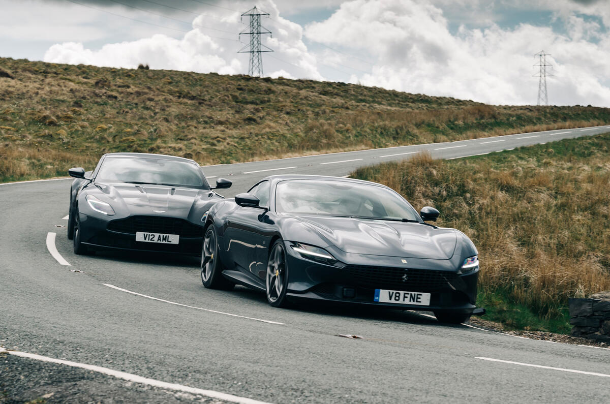 93 Ferrari Roma triple test 2021 twin corner front 93 Ferrari Roma triple test 2021 twin corner front