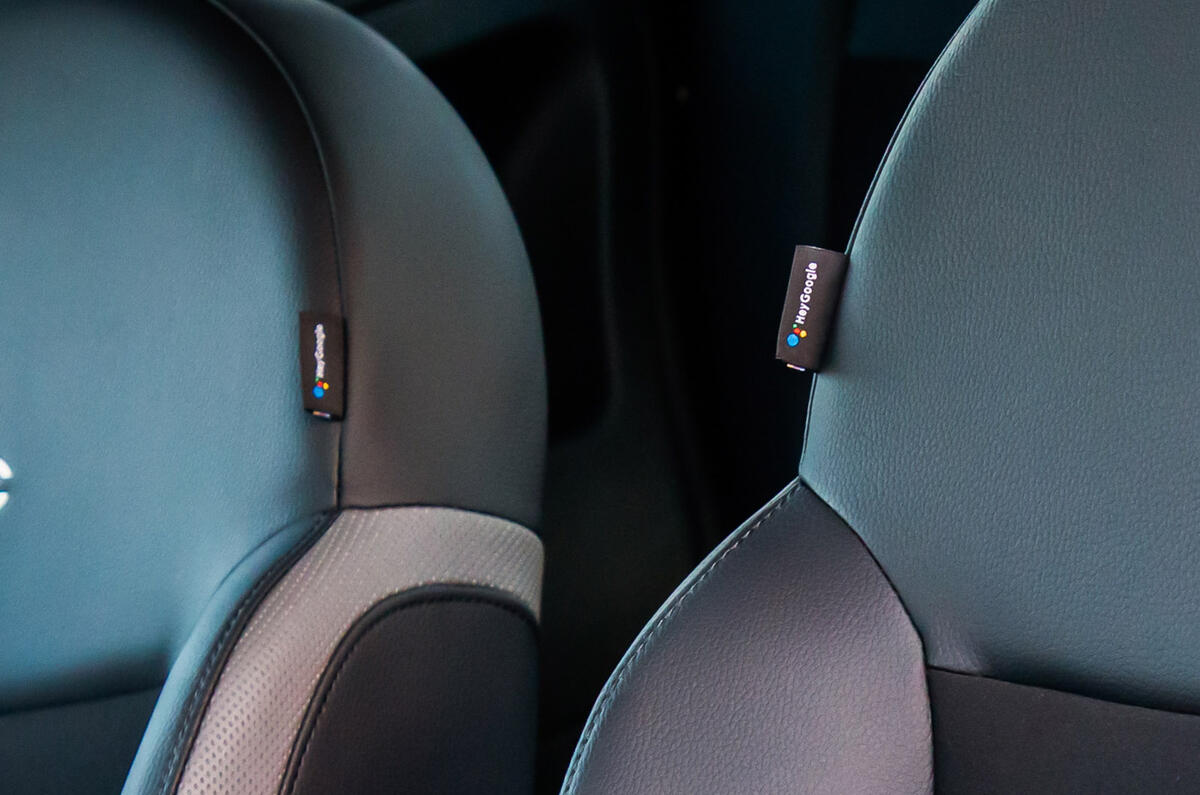 93 Fiat 500 Hey Google seat labels