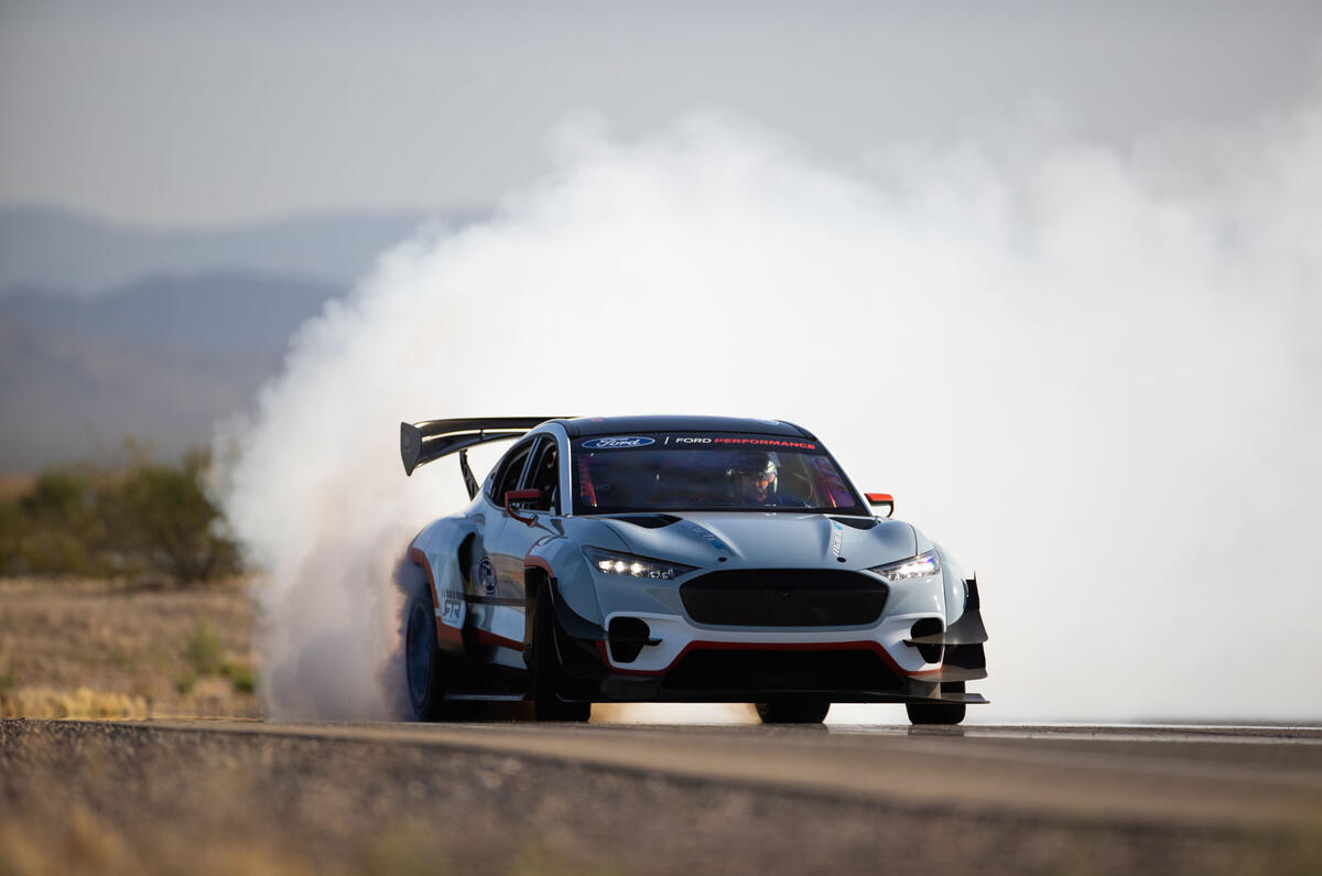 Ford Mustang Mach-E 1400 official images - drift front Ford Mustang Mach-E 1400 official images - drift front
