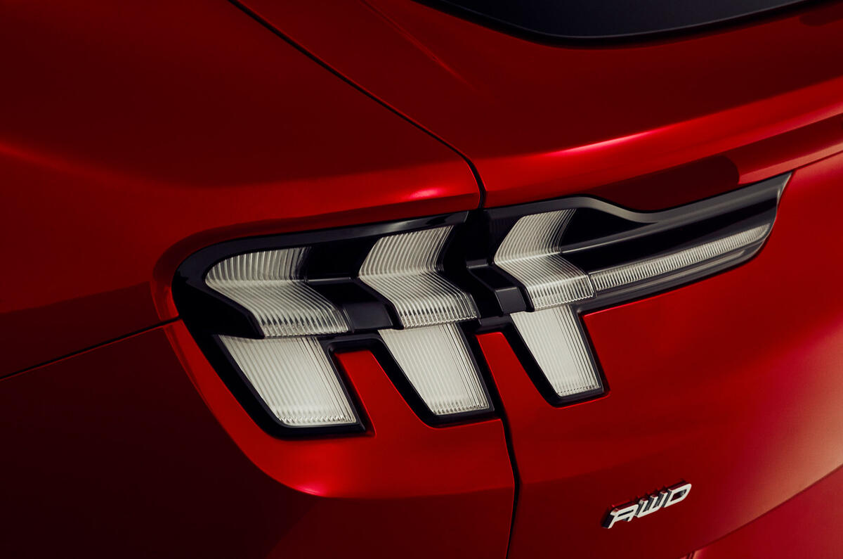 Ford Mustang Mach-E 2020 first ride - rear lights