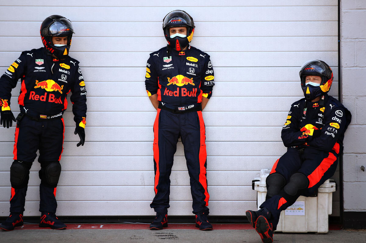 Holding a Grand Prix during a pandemic - pit crew Holding a Grand Prix during a pandemic - pit crew