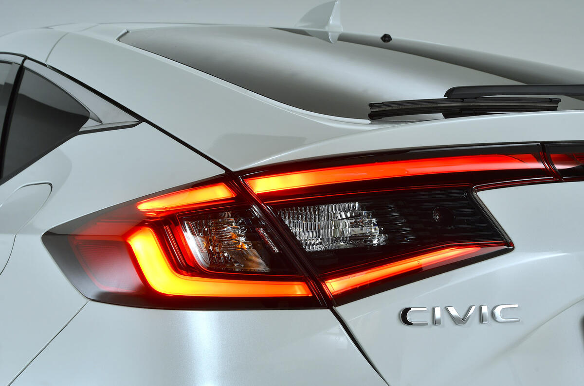 93 Honda Civic 2022 european reveal rear lights 93 Honda Civic 2022 european reveal rear lights