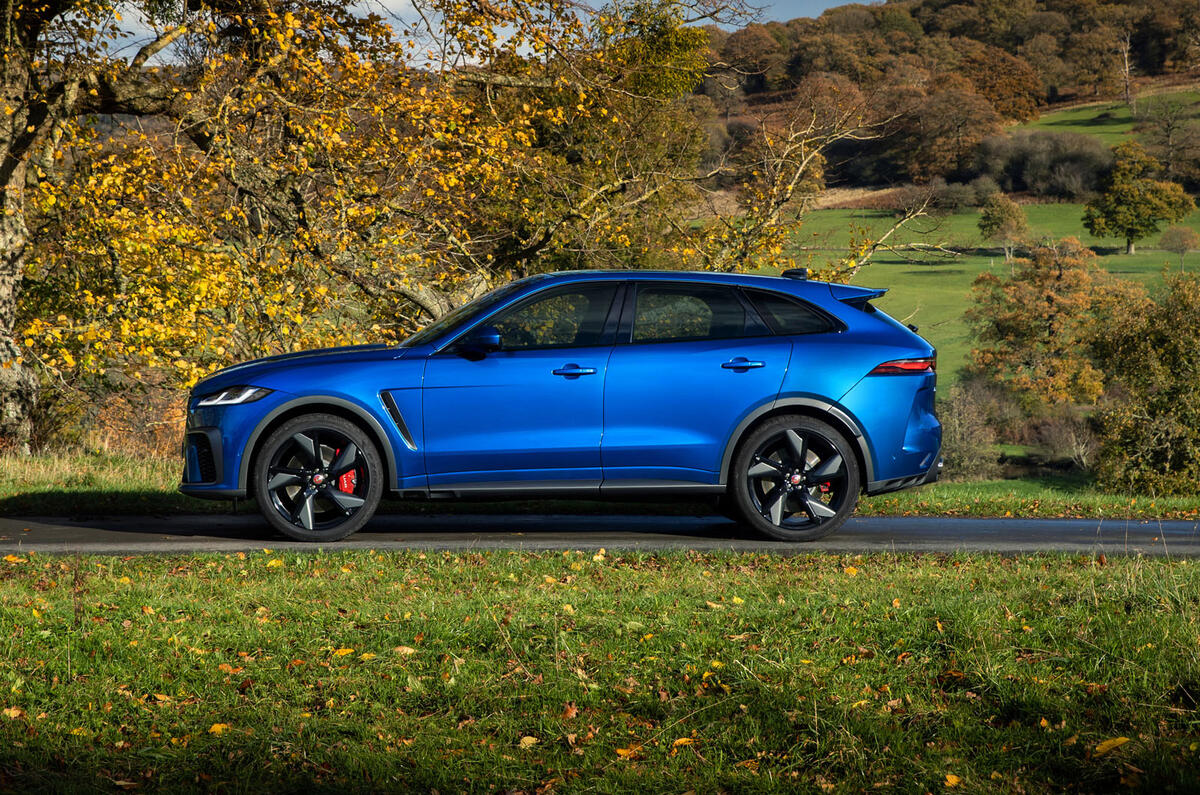 Jaguar F-Pace SVR MY2021 official reveal - static side Jaguar F-Pace SVR MY2021 official reveal - static side