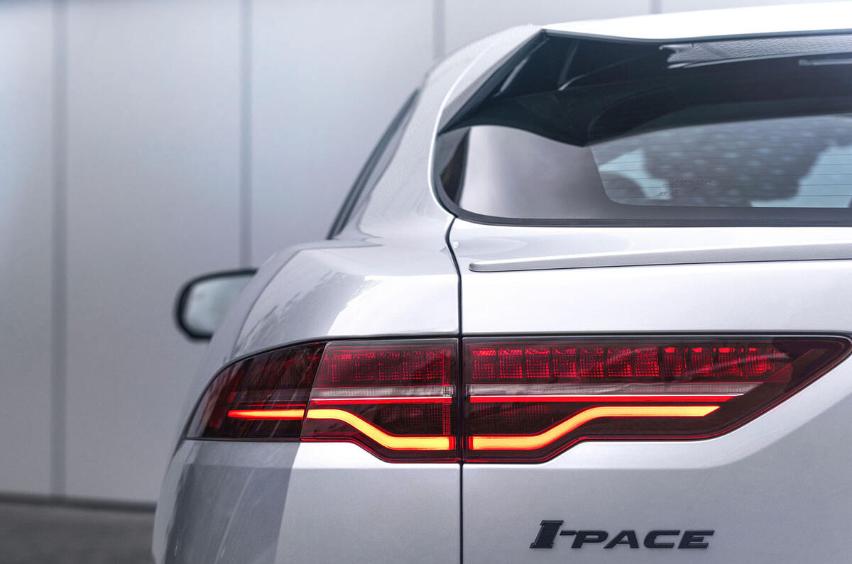 Jaguar I-Pace 2021 facelift official images - rear lights Jaguar I-Pace 2021 facelift official images - rear lights
