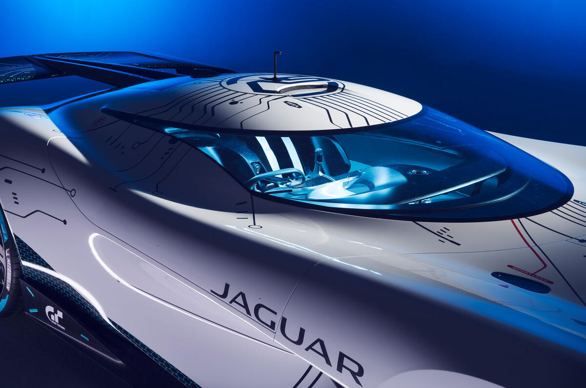 Jaguar Vision GT Concept Gran Turismo - studio static cockpit Jaguar Vision GT Concept Gran Turismo - studio static cockpit
