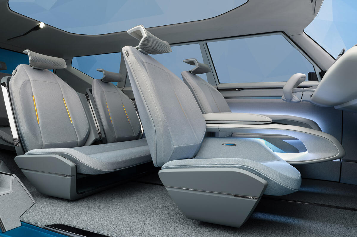 93 Kia EV9 concept studio static front seats 93 Kia EV9 concept studio static front seats