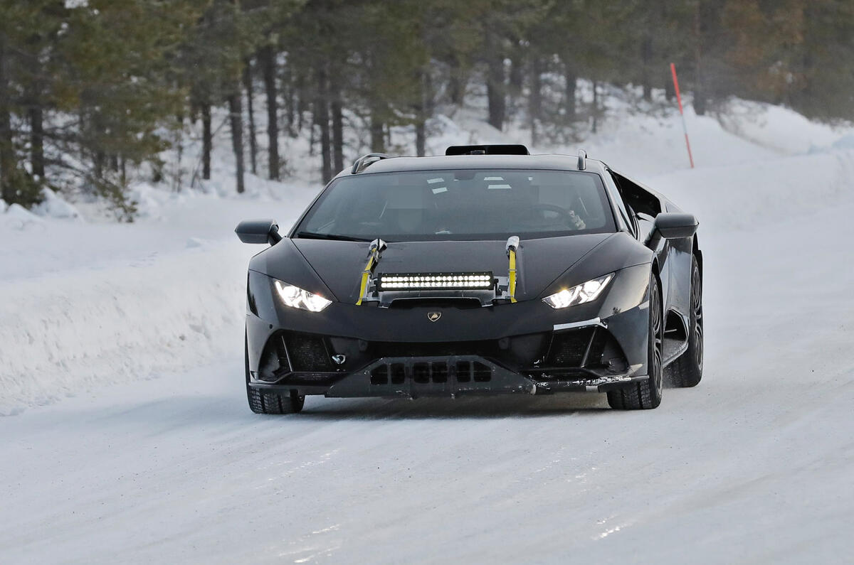 93 Lamborghini Sterrato spies 2022 nose 93 Lamborghini Sterrato spies 2022 nose