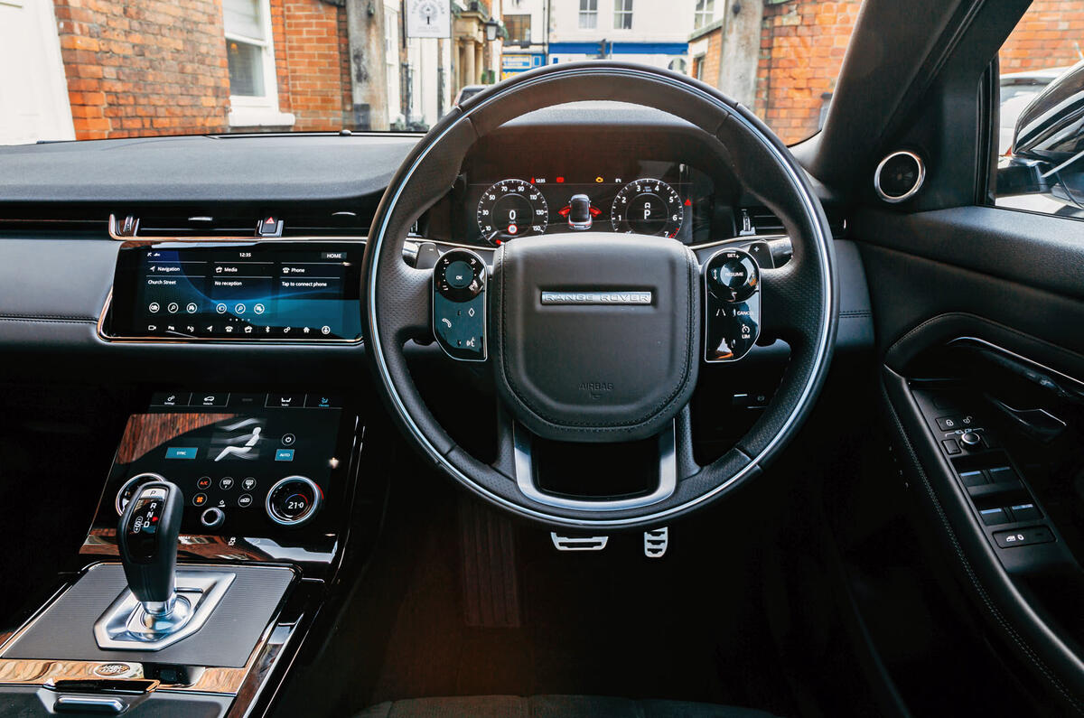 Land Rover Range Rover Evoque 2019 first ride review - cabin