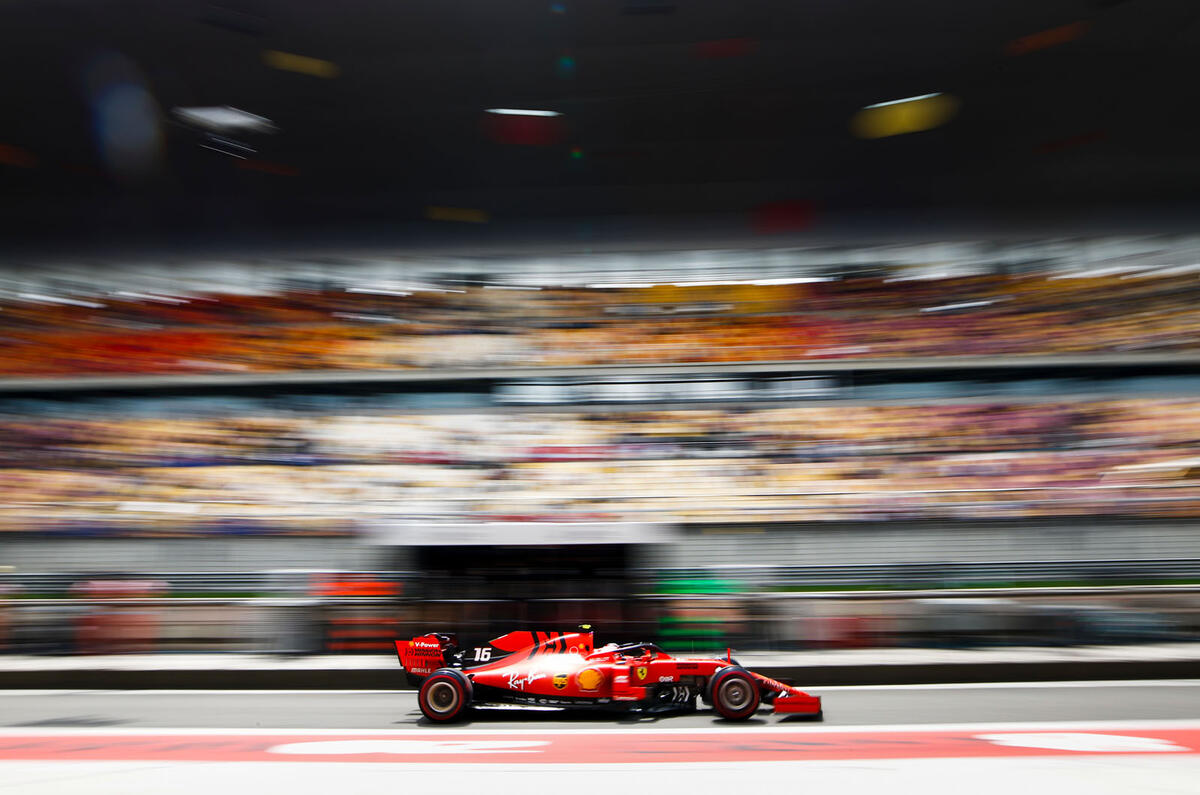 Charles Leclerc interview, 2019 British Grand Prix - grandstand