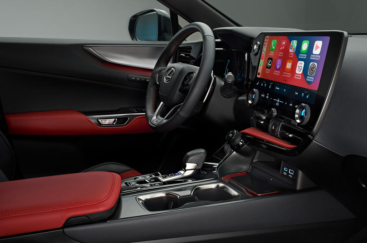 93 Lexus NX 450h+ 2021 official reveal centre console 93 Lexus NX 450h+ 2021 official reveal centre console
