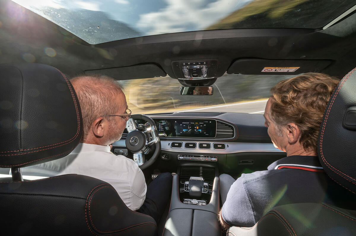Mercedes-AMG GLE 53 prototype ride - Greg Kable passenger