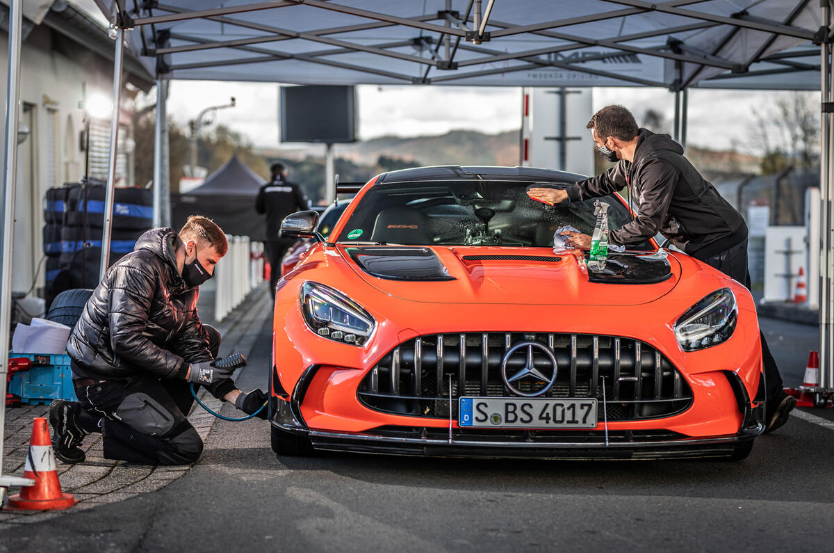 Mercedes-AMG GT Black Series Nurburgring record - prep work Mercedes-AMG GT Black Series Nurburgring record - prep work
