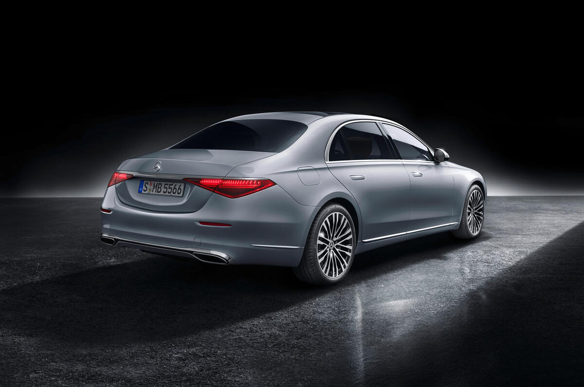2021 Mercedes-Benz S-Class official reveal images - studio rear 2021 Mercedes-Benz S-Class official reveal images - studio rear