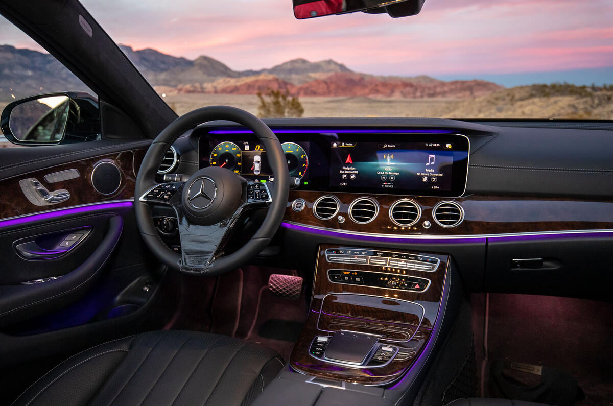 Mercedes-Benz E-Class 2020 prototype ride - cabin Mercedes-Benz E-Class 2020 prototype ride - cabin