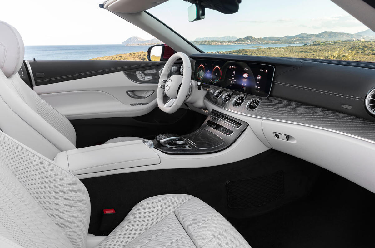Mercedes-Benz E-Class cabriolet 2020 facelift - official images - interior Mercedes-Benz E-Class cabriolet 2020 facelift - official images - interior