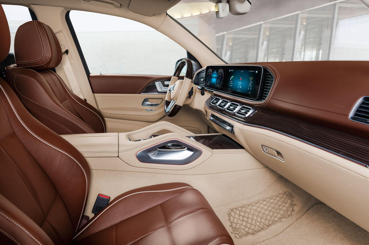 Mercedes-Maybach GLS 600 official press images - cabin