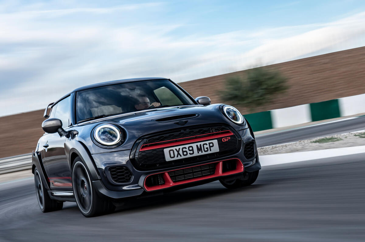 2020 Mini JCW GP first ride - cornering