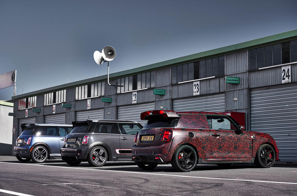 Mini John Cooper Works GP 2020 prototype official images - static rear