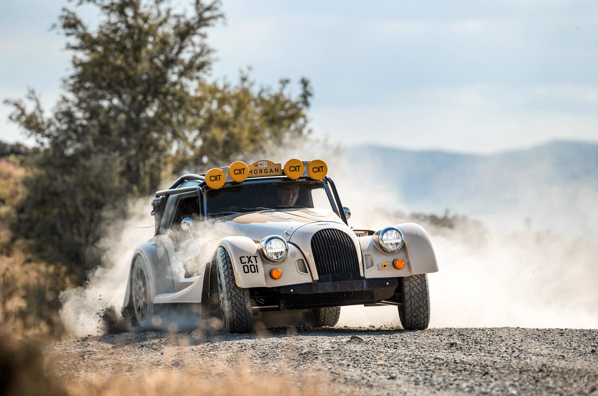 93 Morgan Plus Four CX T official reveal oversteer