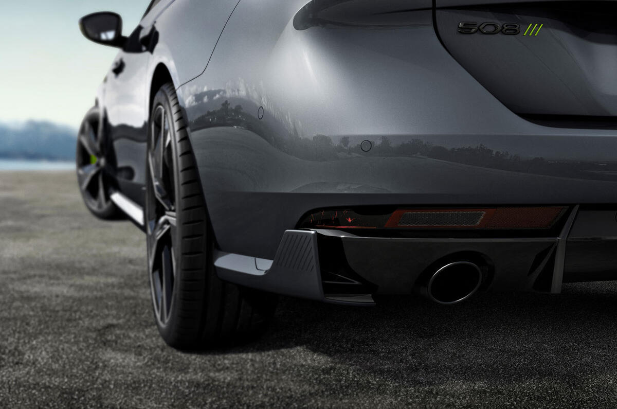 Peugeot 508 PSE official images - exhausts Peugeot 508 PSE official images - exhausts