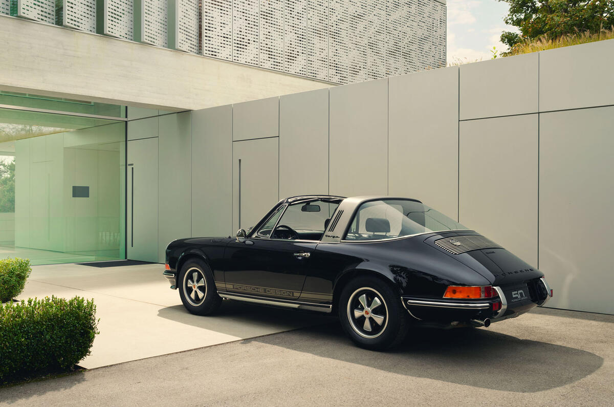 93 Porsche 911 Targa 50yrs porsche design official classic rear