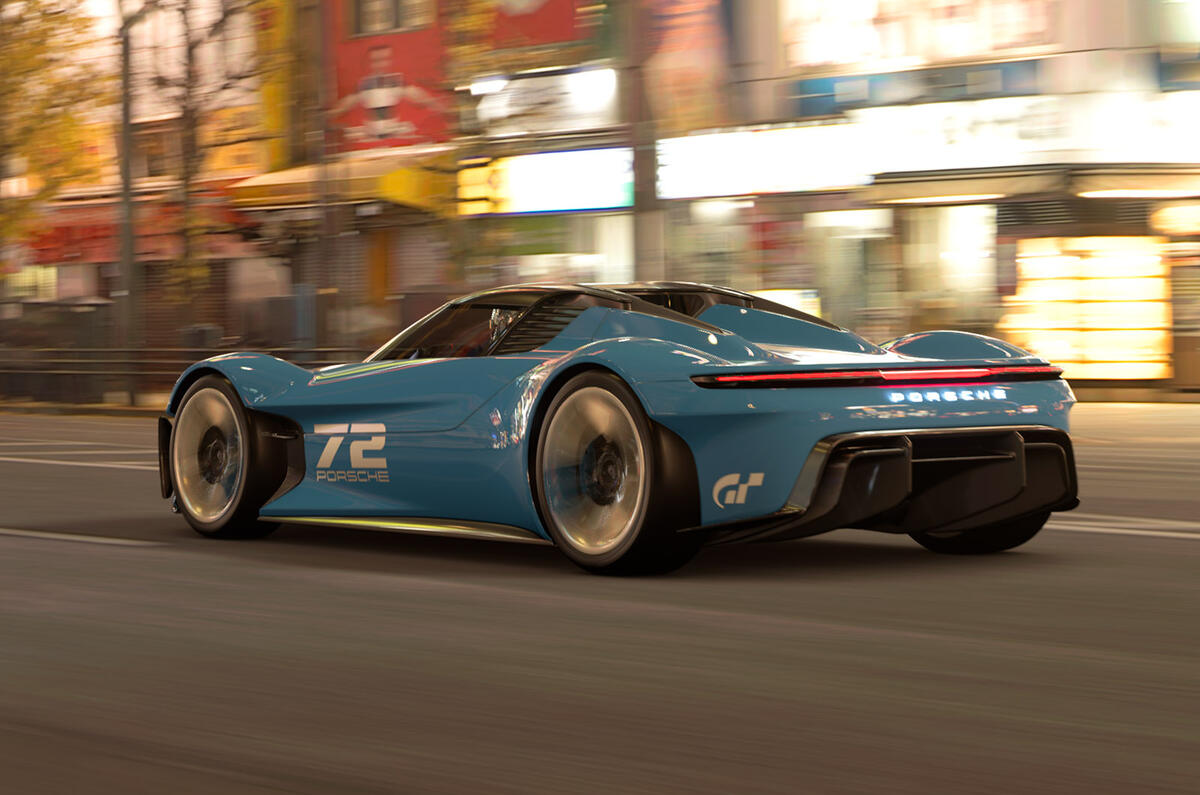 93 Porsche Vision Gran Turismo 2021 blue 93 Porsche Vision Gran Turismo 2021 blue