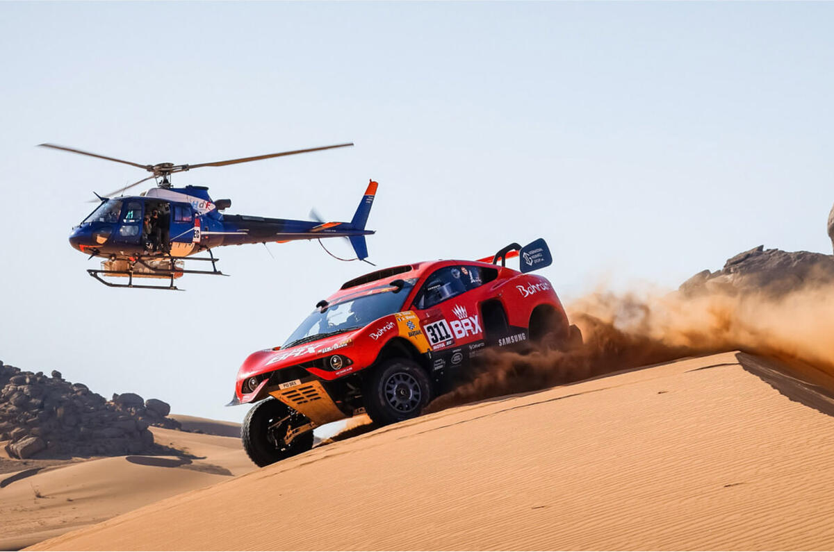 93 Prodrive BRX Dakar rally helicoptor 93 Prodrive BRX Dakar rally helicoptor