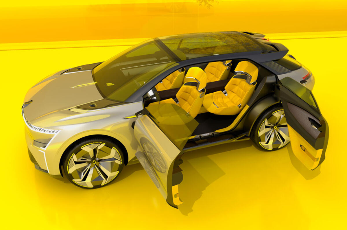 Renault Morphoz concept official studio images - doors open Renault Morphoz concept official studio images - doors open