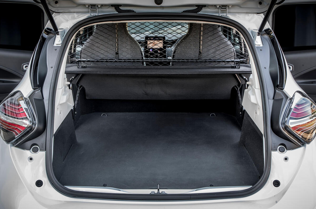 Renault Zoe van 2020 official images - rear interior Renault Zoe van 2020 official images - rear interior