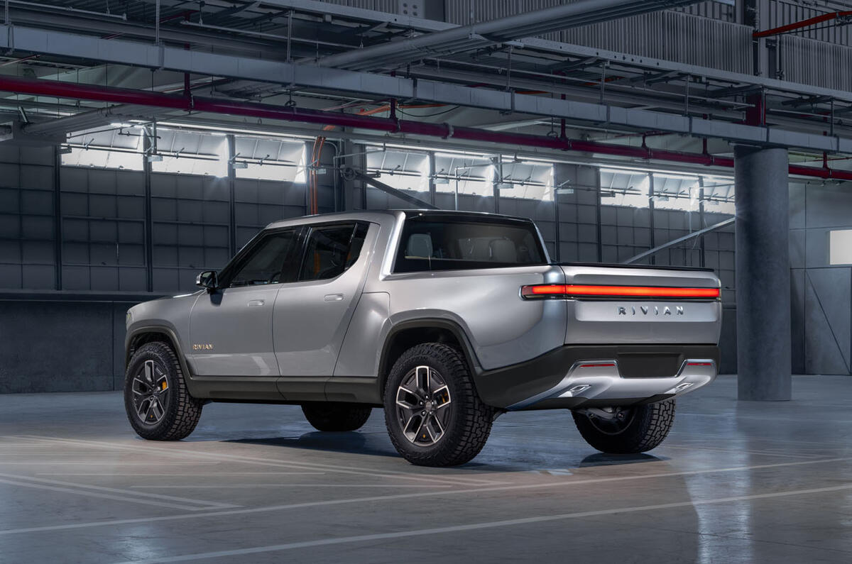 Rivian R1T official reveal - static rear