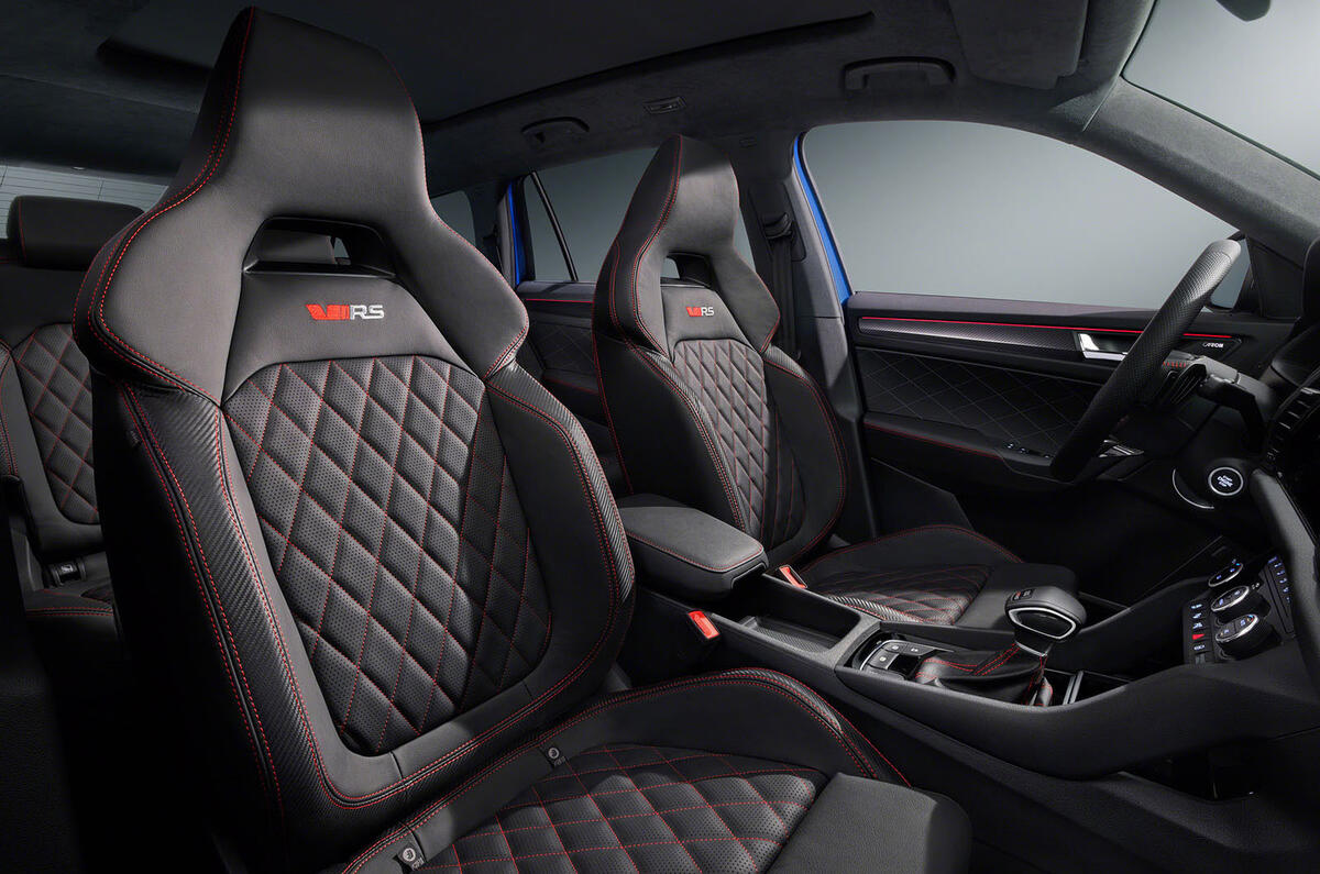 93 Skoda Kodiaq VRS 2021 official images seats