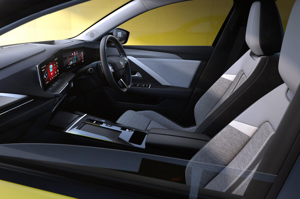 93 Vauxhall Astra 2022 official images cabin 93 Vauxhall Astra 2022 official images cabin