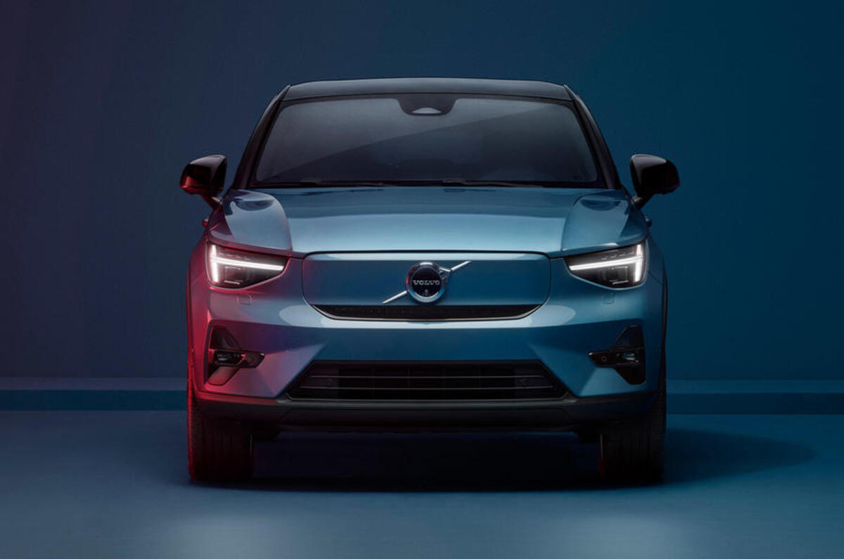 93 volvo c40 recharge 2021 official images static nose