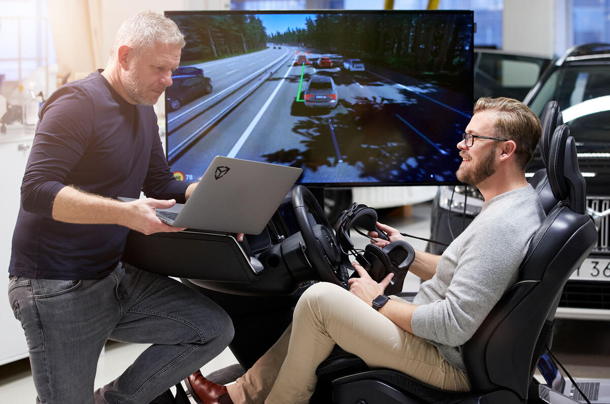 Volvo mixed reality simulator research - laptop Volvo mixed reality simulator research - laptop