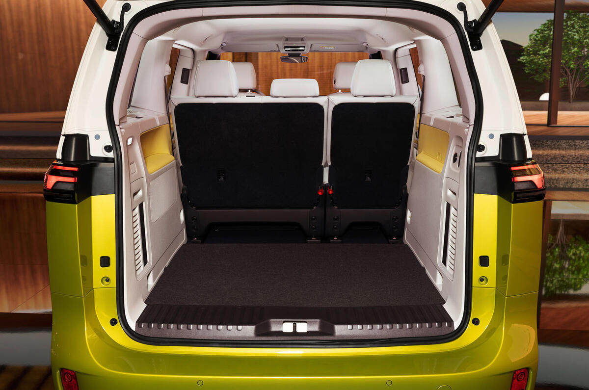 93 VW ID Buzz 2022 official reveal boot 93 VW ID Buzz 2022 official reveal boot
