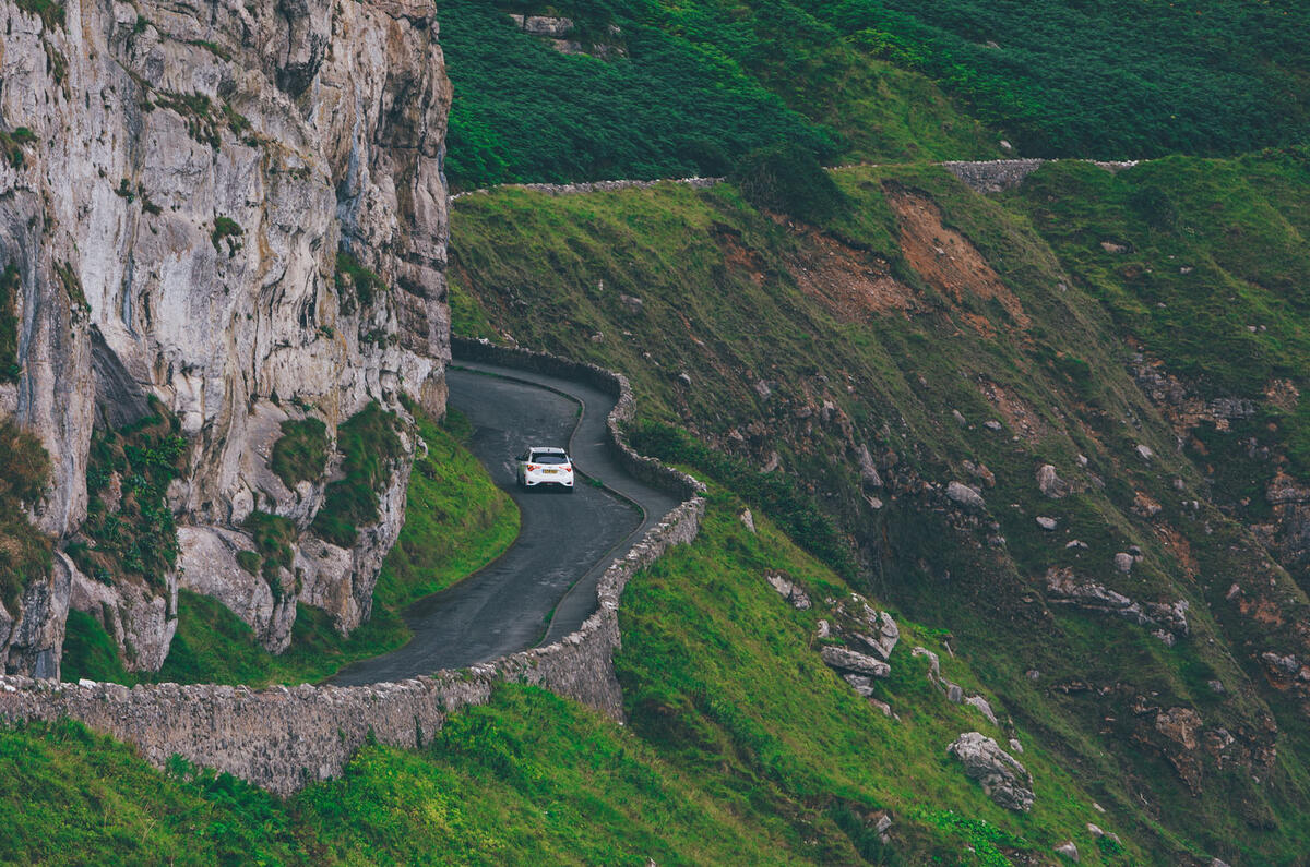 2019 Wales Rally GB preview in a Yaris GRMN - winding road