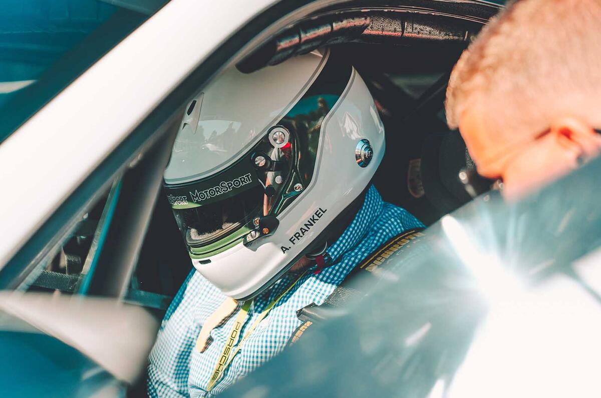 Andrew Frankel in the Porsche 935