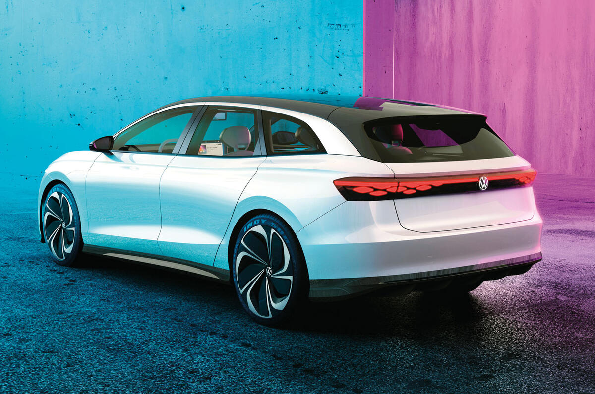 Volkswagen ID Vizzion estate concept - rear Volkswagen ID Vizzion estate concept - rear
