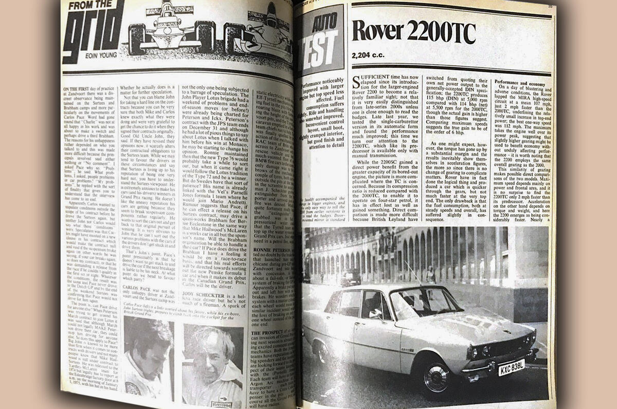 5500 road tests and counting - Rover 2200tc p1 5500 road tests and counting - Rover 2200tc p1