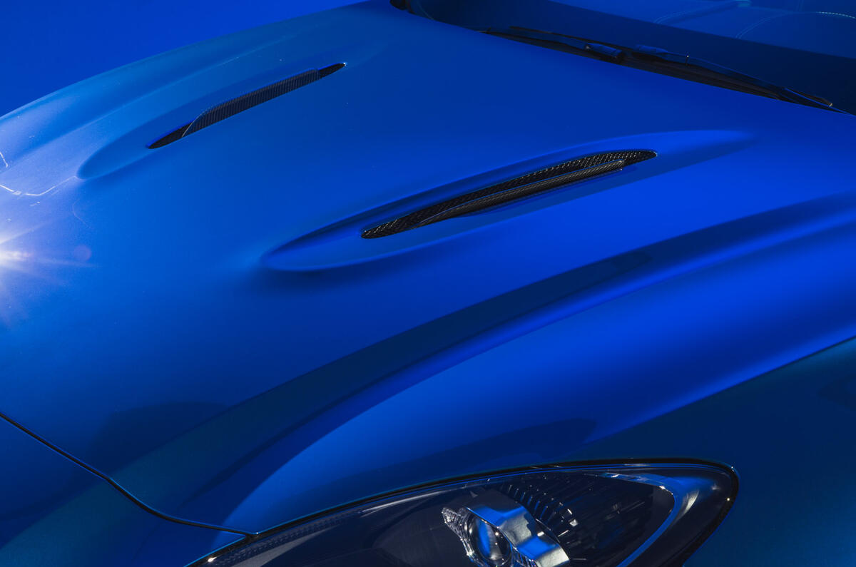 94 Aston Martin DBX 707 Autocar images bonnet vents