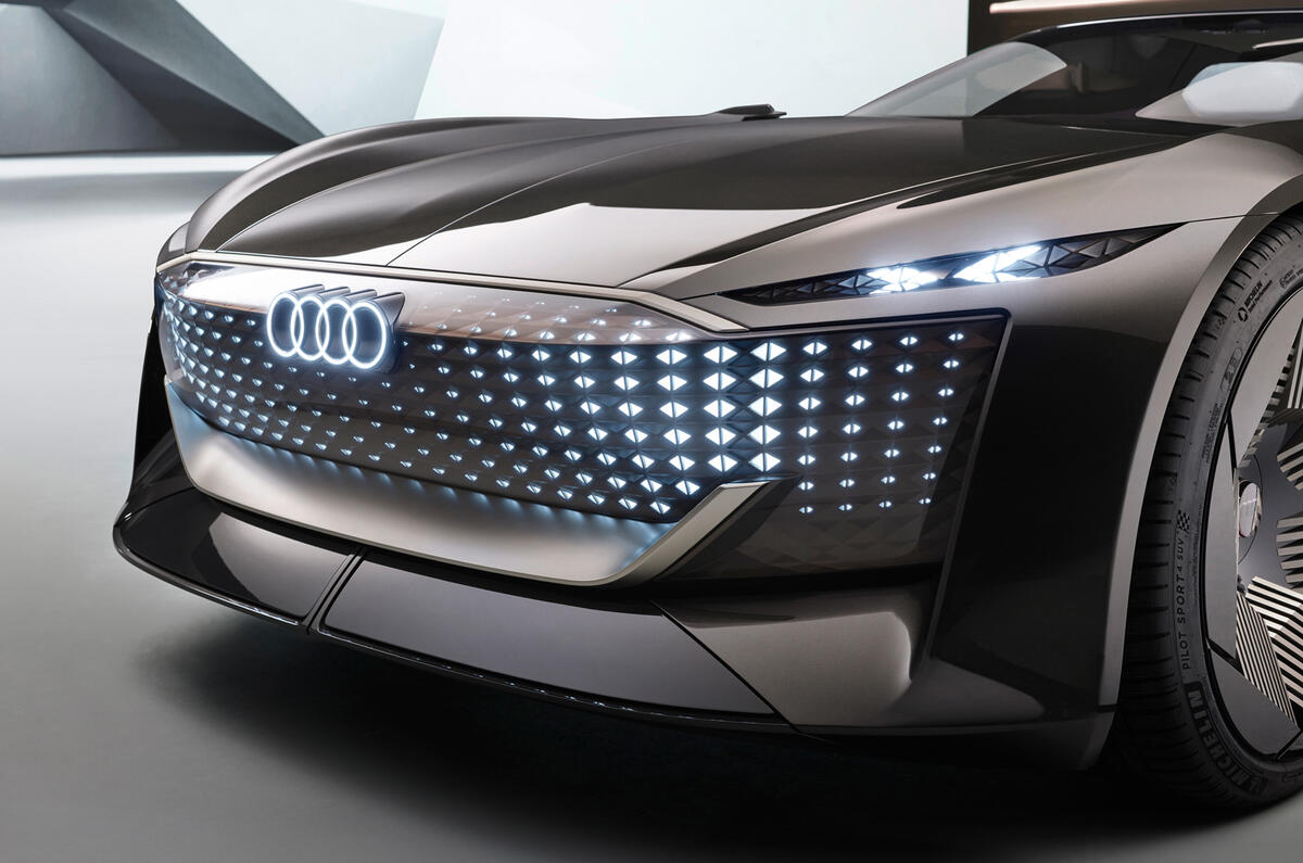 94 Audi Sky sphere concept 2021 nose 94 Audi Sky sphere concept 2021 nose