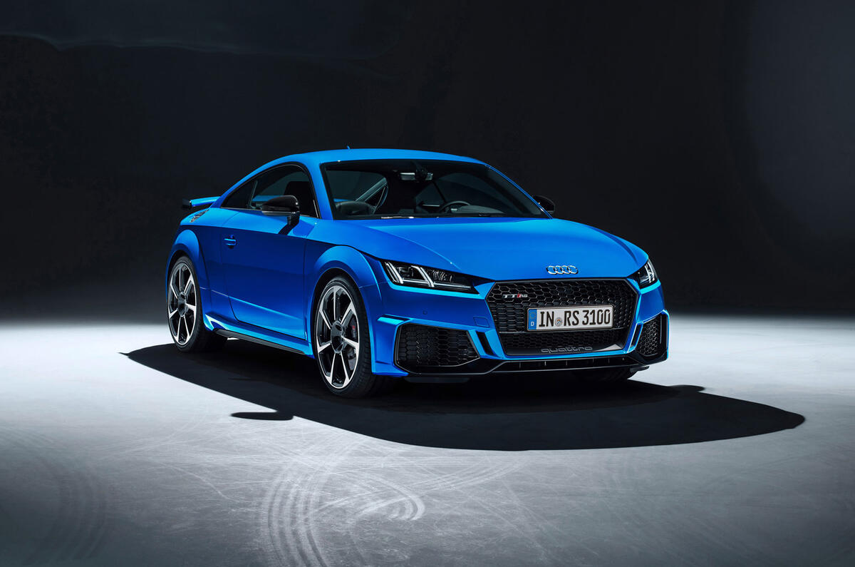 Audi TT RS 2019 facelift - official press images - studio front