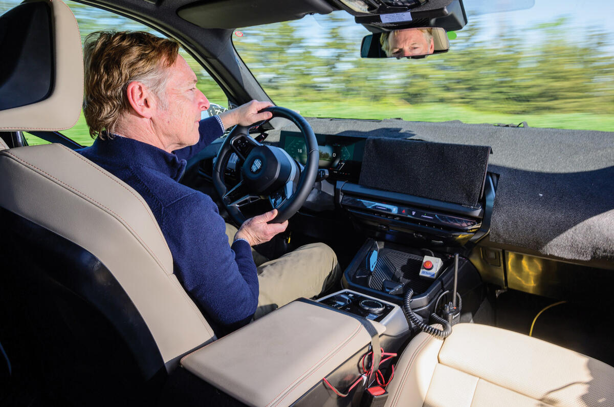 94 BMW X3 prototype review 2024 GK driving interior 94 BMW X3 prototype review 2024 GK driving interior