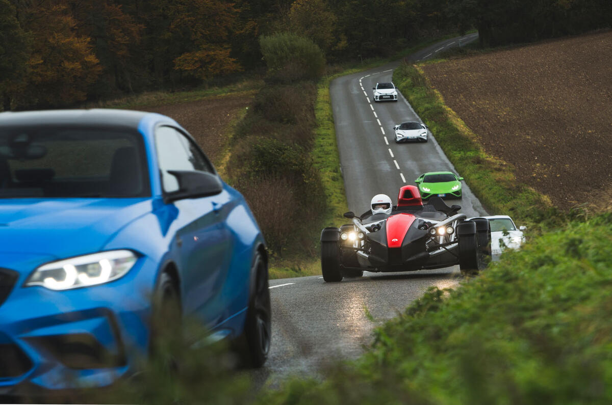 Britain's best drivers car 2020 - on road procession Britain's best drivers car 2020 - on road procession