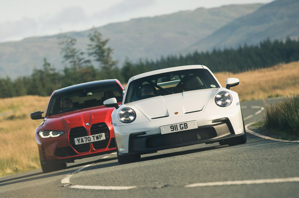 94 Britains best drivers car 2021 porsche BMW road front 94 Britains best drivers car 2021 porsche BMW road front