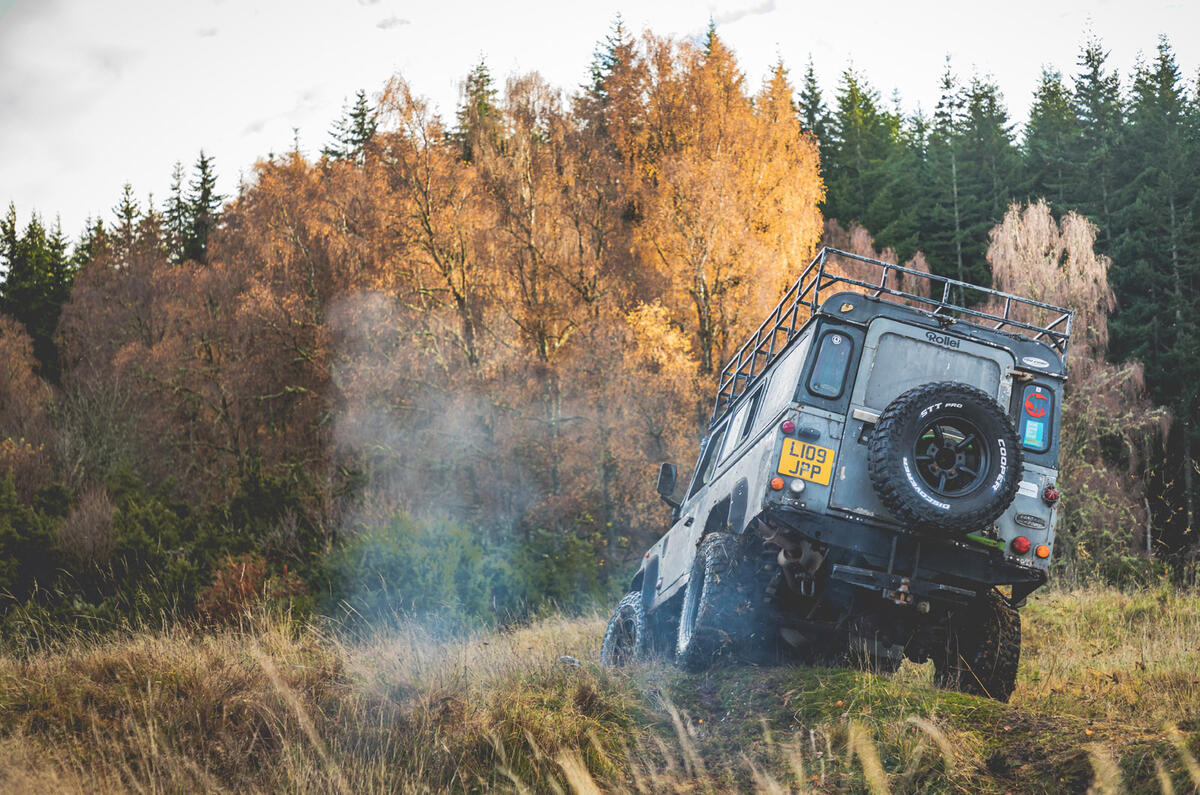 Christmas road trip Defender Christmas road trip Defender