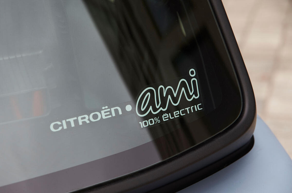 Citroen Ami (LHD) 2020 UK first drive review - rear glass